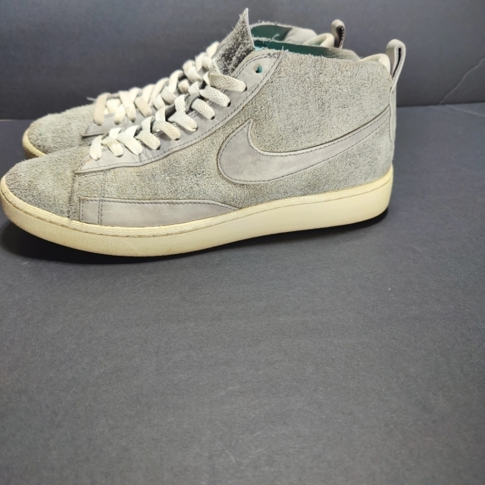 Nike Blazer Suede Chukka CS TC Stealth Gray Retro Suede Sneakers Size 10